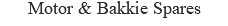 Motor & Bakkie Spares