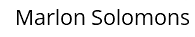 Marlon Solomons