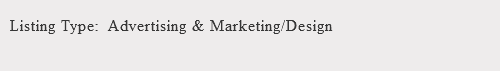 &nbsp;Listing Type: ADVERTISING & MARKETING/DESIGN 